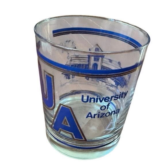 University Of Arizona Scotch Whiskey Barware Glass (1) Tucson Undergraduate - Picture 3 of 9